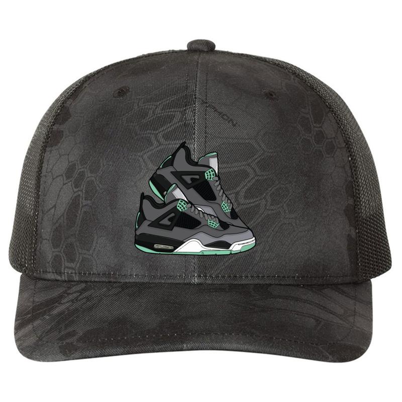 Air Jordan 4 Green Glows!  Richardson Premium Trucker Snapback Cap  Kryptek Typhon Black