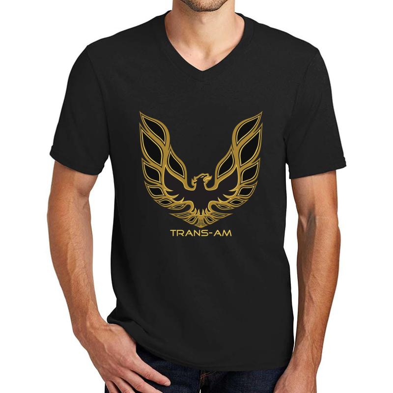 Trans-Am Firebird Unisex V-Neck T-Shirt Men Black