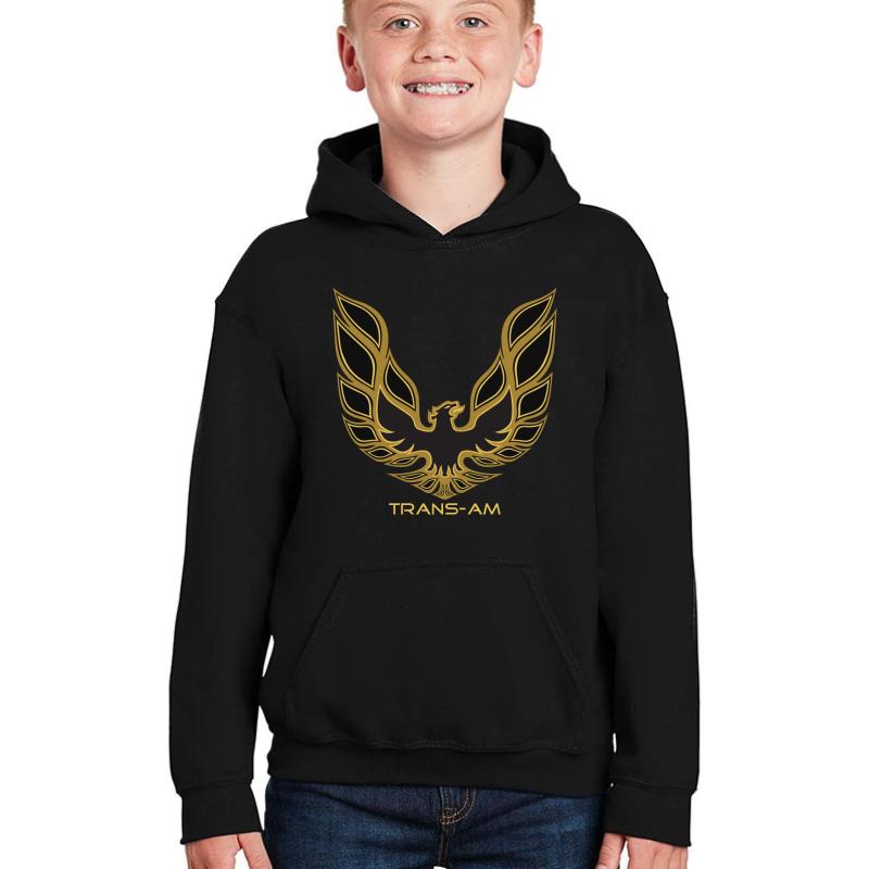 Trans-Am Firebird Youth Hooded Sweatshirt Boy Black