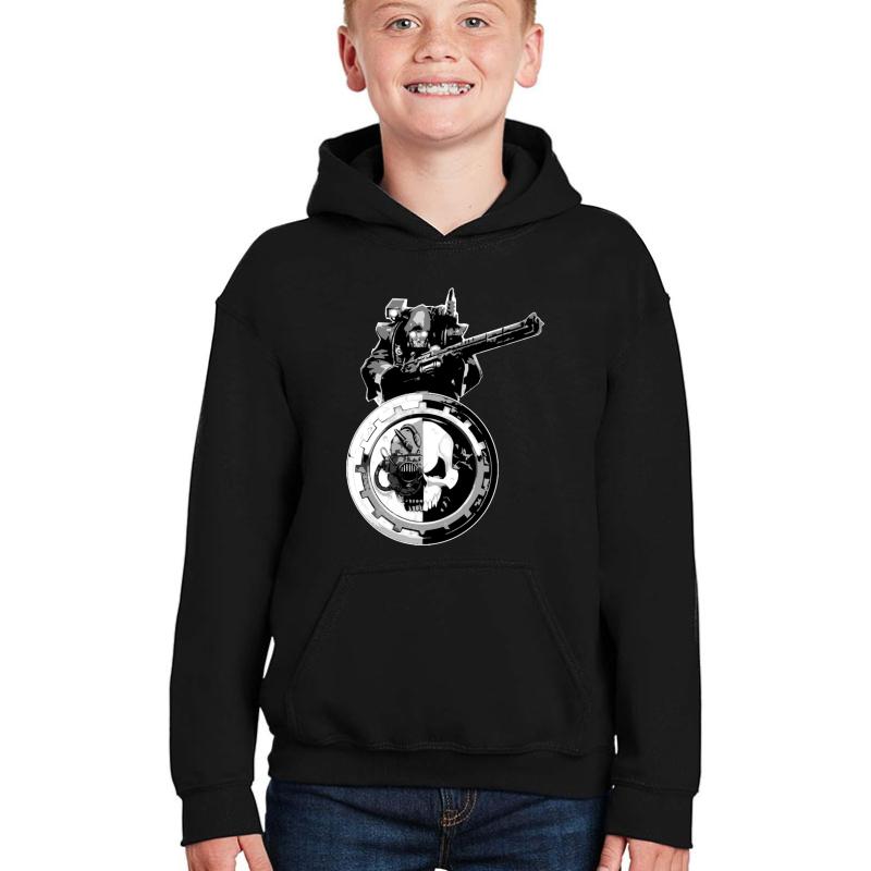 Warhammer 40 000 Adeptus Mechanicus Gift Idea Youth Hooded Sweatshirt Boy Black