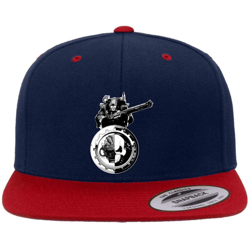 Warhammer 40 000 Adeptus Mechanicus Gift Idea Premium Flat Bill Snapback Cap  Navy