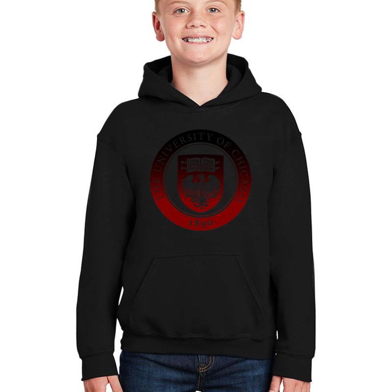 University Of Chicago Youth Hooded Sweatshirt Boy Black