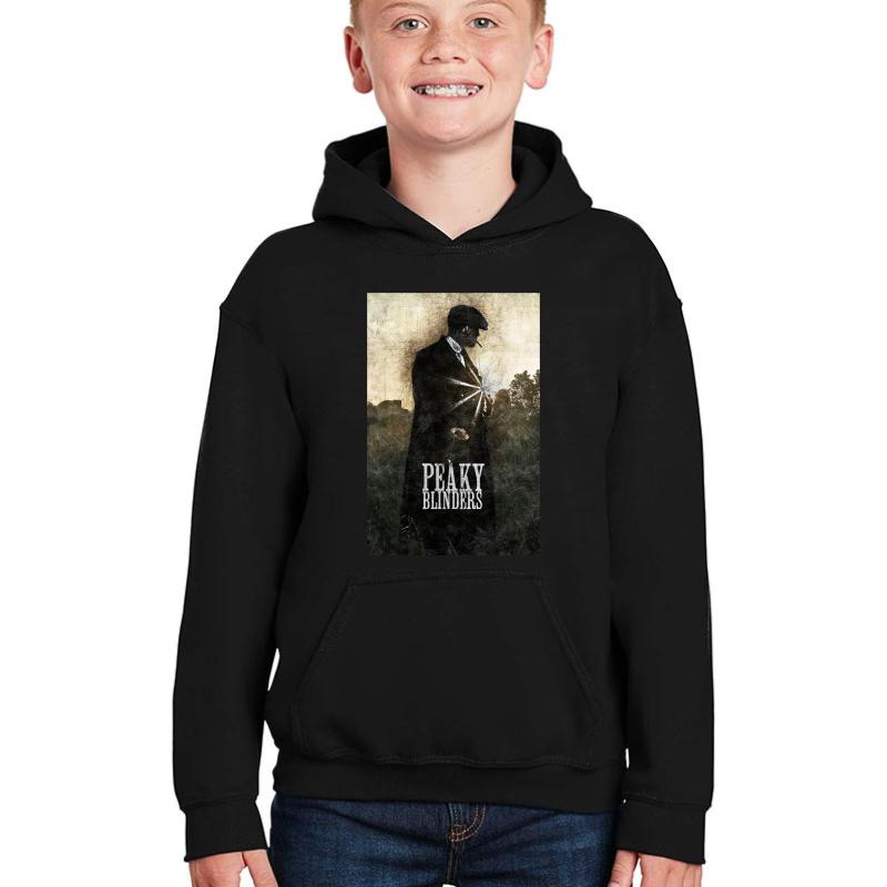 Tommy Shelby - Peaky Blinders Youth Hooded Sweatshirt Boy Black