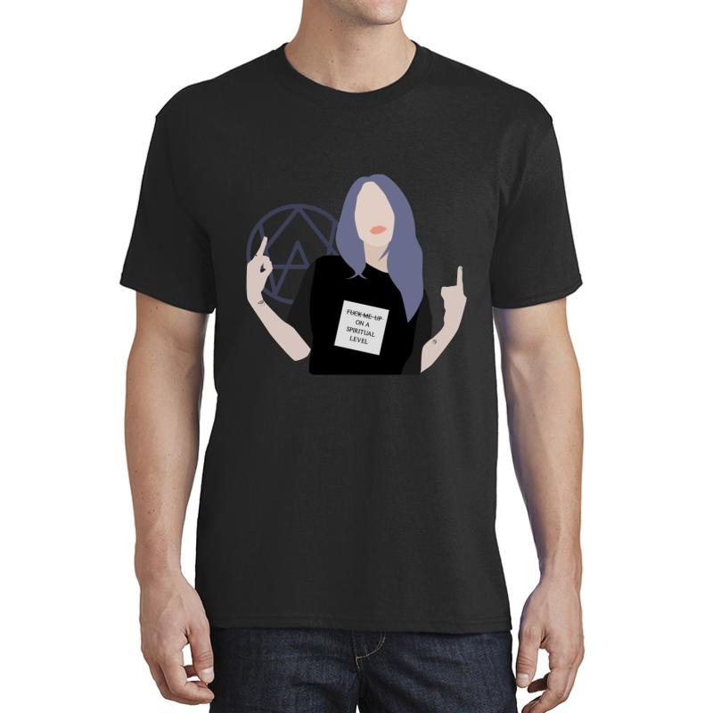 Wonderland Alison Unisex T-Shirt Men Black