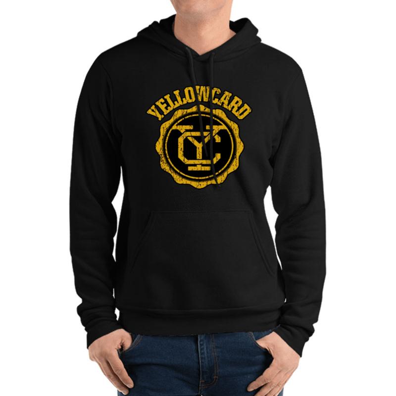 Yellowcard Unisex Hooded Sweatshirt Men Black