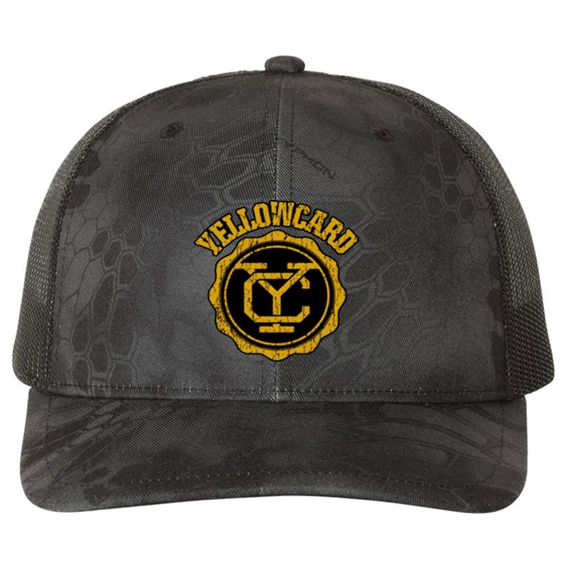 Yellowcard Richardson Premium Trucker Snapback Cap  Kryptek Typhon Black