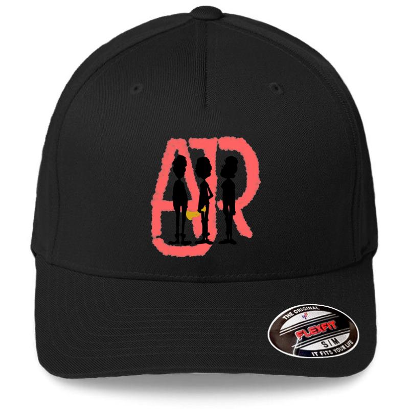 Ajr Shadow Art Flexfit Baseball Cap  Black