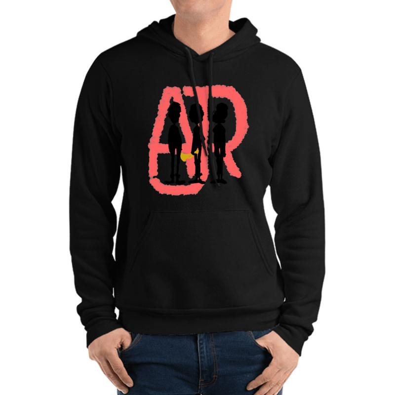 Ajr Shadow Art Unisex Hooded Sweatshirt Men Black