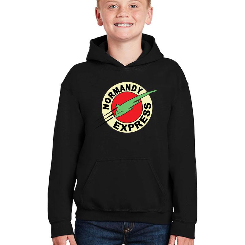 The Planet Express Parody: Mass Effect Youth Hooded Sweatshirt Boy Black