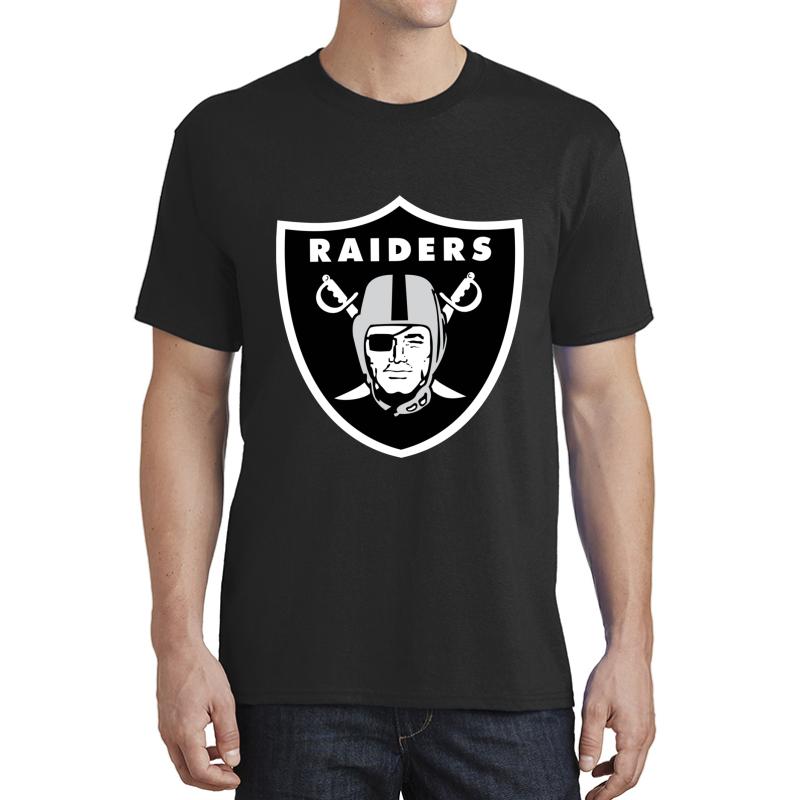 2 Pedang Oakland Raiders Unisex T-Shirt Men Black