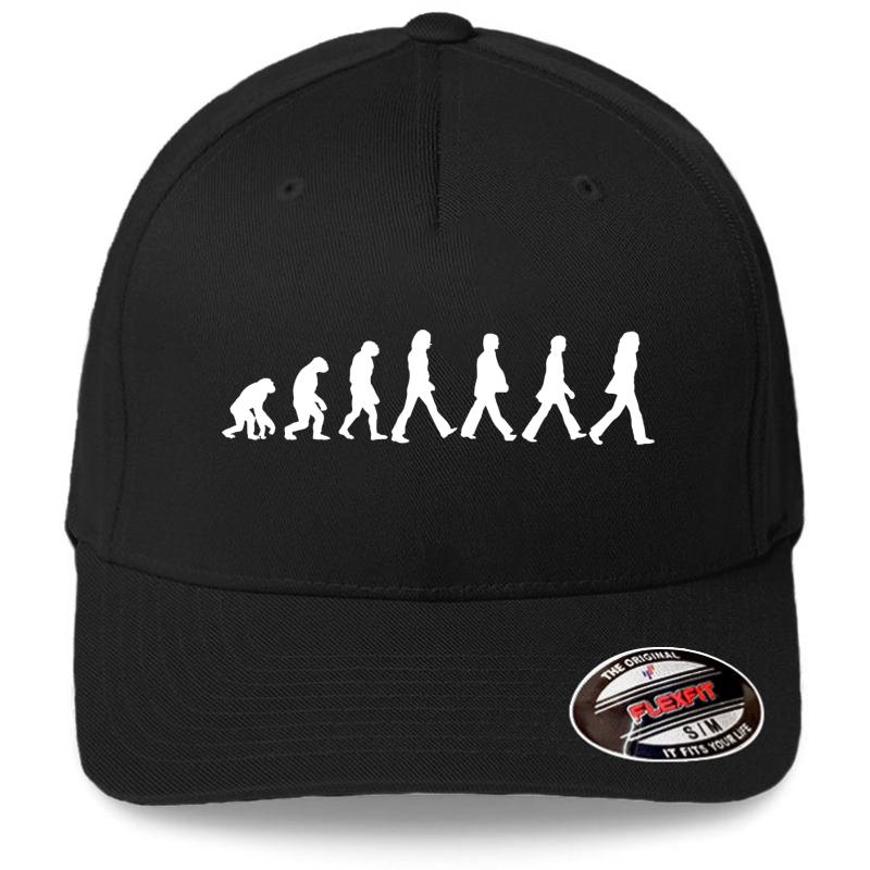 Abbey Road Beatles Evolution Flexfit Baseball Cap  Black