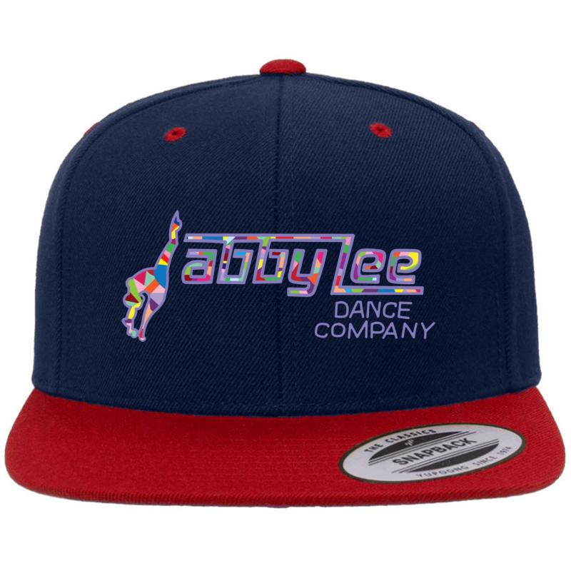 Abby Lee Dance Company Premium Flat Bill Snapback Cap  Navy