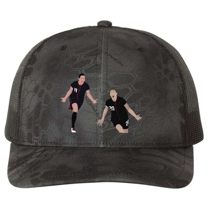 Ali Krieger Abby Wambach Uswnt Richardson Premium Trucker Snapback Cap  Kryptek Typhon Black