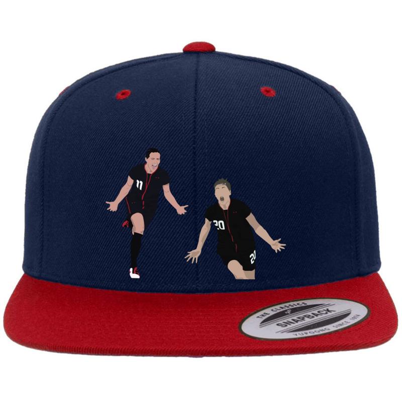 Ali Krieger Abby Wambach Uswnt Premium Flat Bill Snapback Cap  Navy