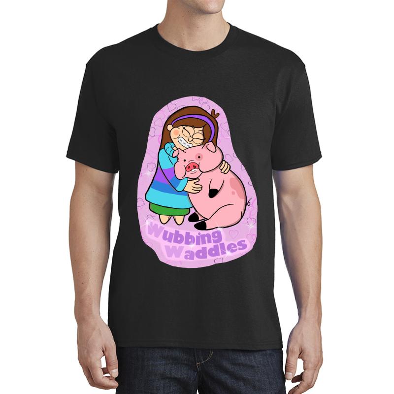 Wubbing Waddles Gravity Falls Unisex T-Shirt Men Black