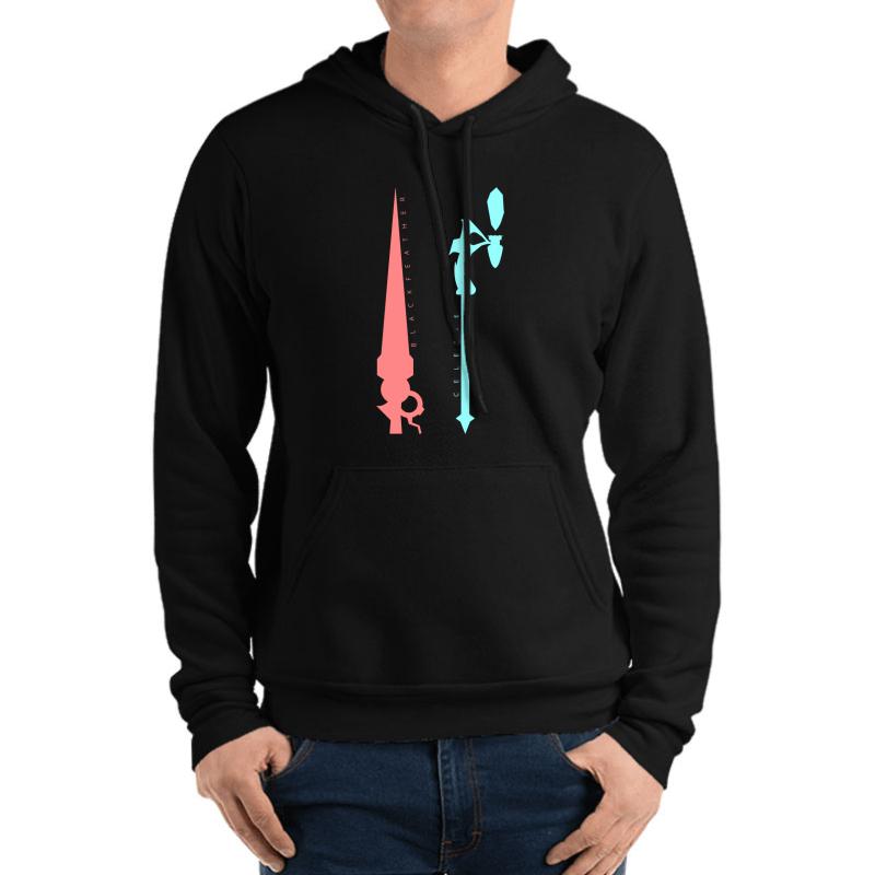 Vainglory: Celeste And Blackfeather Weaponry. Unisex Hooded Sweatshirt Men Black