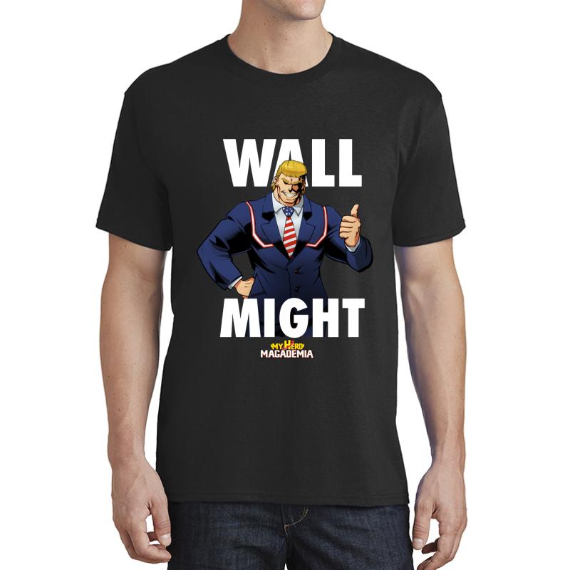 Wall Might - My Hero Magademia Unisex T-Shirt Men Black