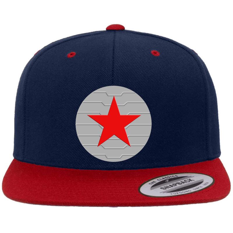 Winter Soldier - Shield Premium Flat Bill Snapback Cap  Navy