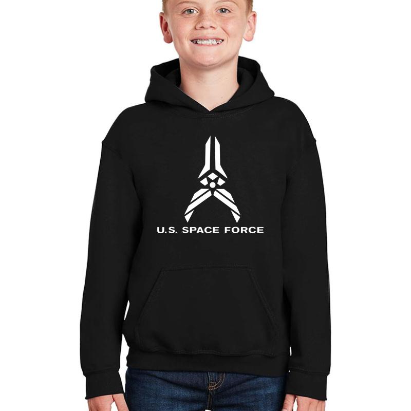 U.S. Space Force Youth Hooded Sweatshirt Boy Black