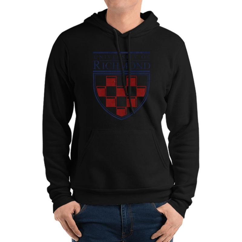 University Of Richmond Unisex Hooded Sweatshirt Men Black