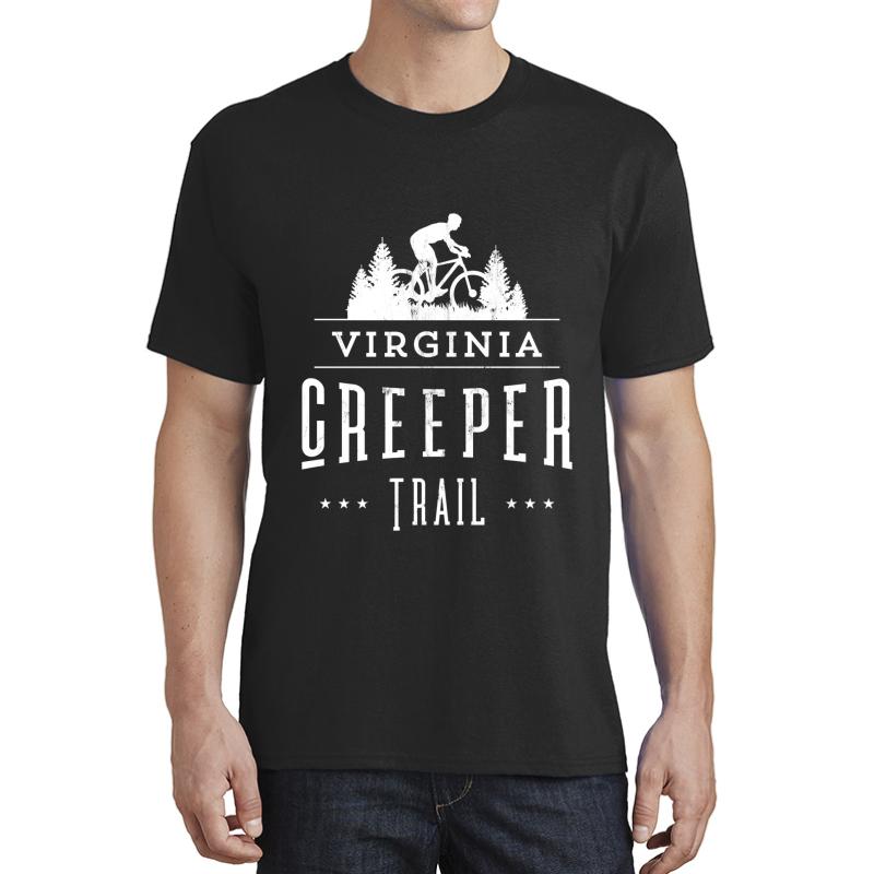 Virginia Creeper Trail  Unisex T-Shirt Men Black