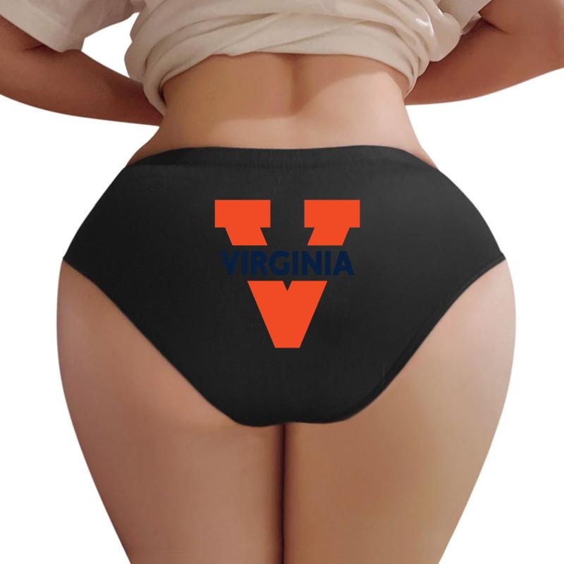 Virginia Cavaliers Logo Women Underwear Panties Women Black