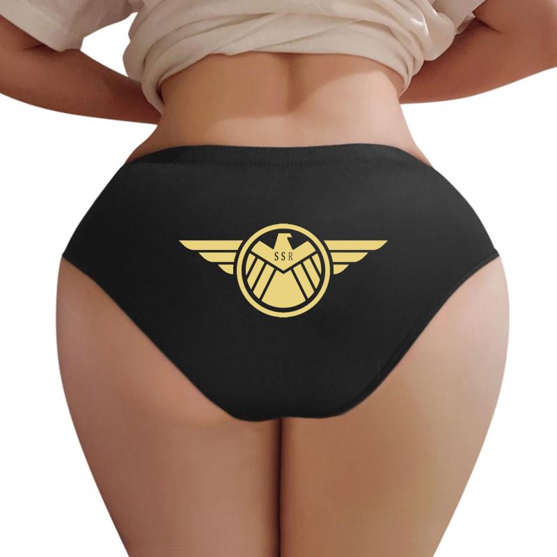 Agent Carter - Gold Wings Women Underwear Panties Women Black