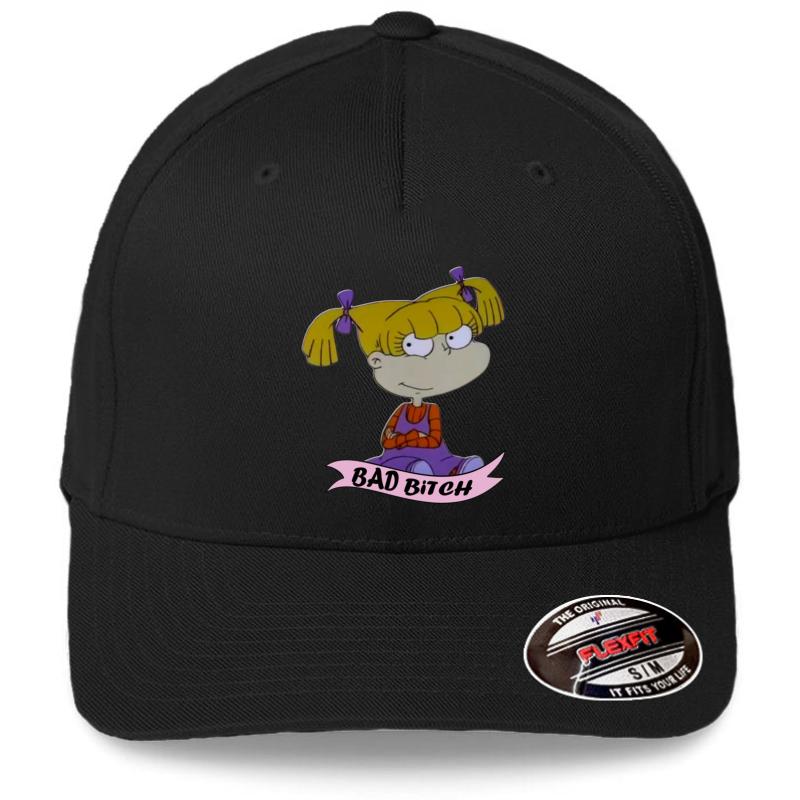 Angelica Pickles Flexfit Baseball Cap  Black