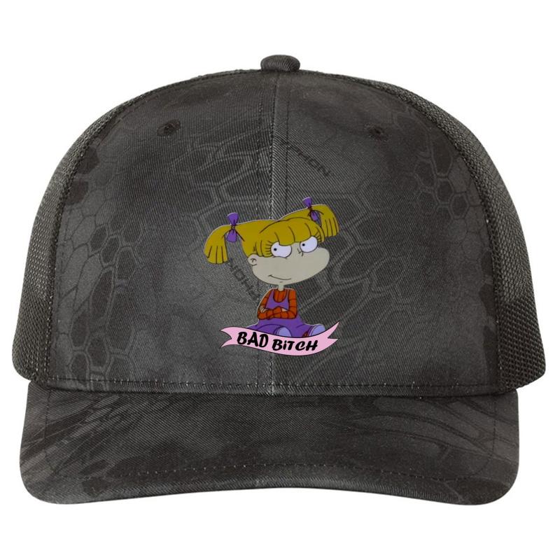 Angelica Pickles Richardson Premium Trucker Snapback Cap  Kryptek Typhon Black