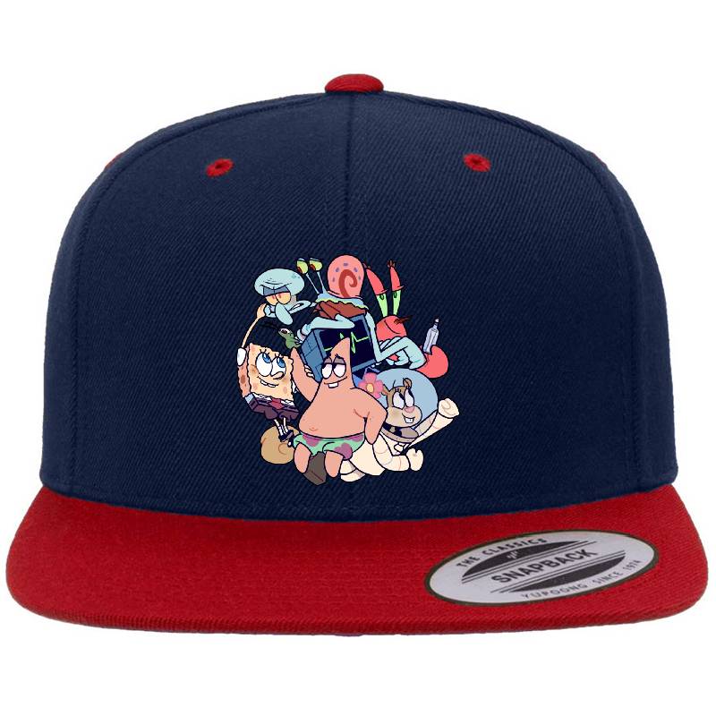 Spongebob And Friends Richardson Premium Trucker Snapback Caps