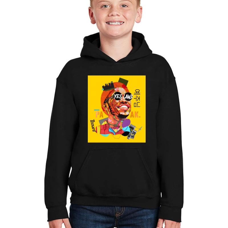 Anderson Paak Youth Hooded Sweatshirt Boy Black