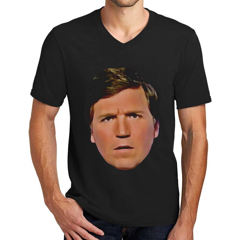 You Can't Cuck The Tuck! - Tucker Carlson Unisex V-Neck T-Shirt Men Black