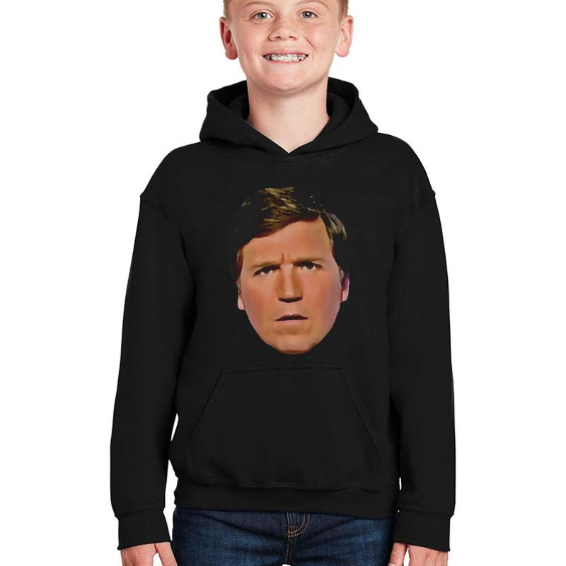 You Can't Cuck The Tuck! - Tucker Carlson Youth Hooded Sweatshirt Boy Black