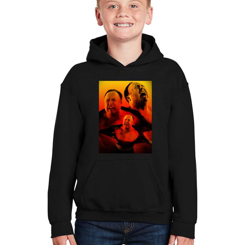 Alex Jones Is Angry Youth Hooded Sweatshirt Boy Black