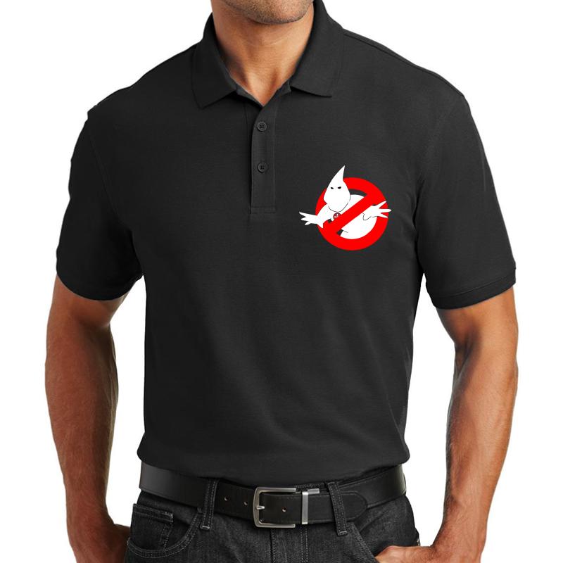 Anti Kkk Kuk Klux Klan  Unisex Polo Jersey Sport Shirt Men Black