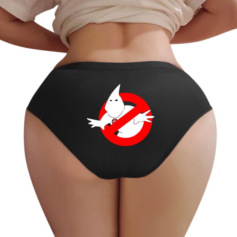 Anti Kkk Kuk Klux Klan  Women Underwear Panties Women Black