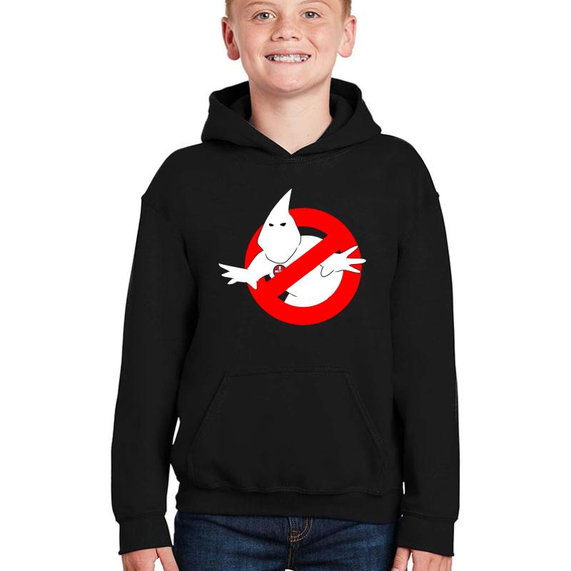 Anti Kkk Kuk Klux Klan  Youth Hooded Sweatshirt Boy Black