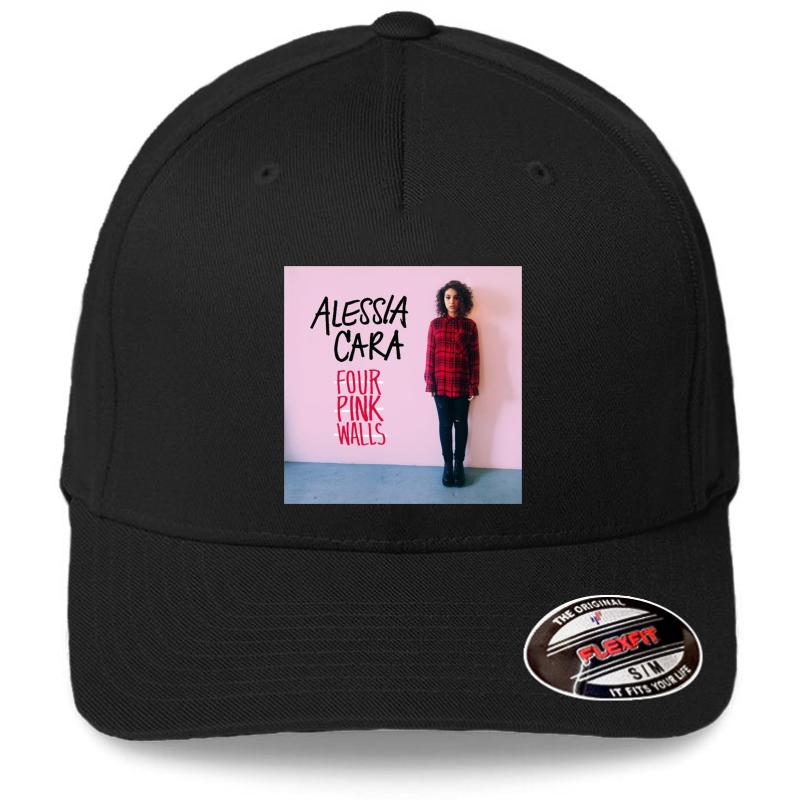 Alessia Cara Tour 2016 Flexfit Baseball Cap  Black