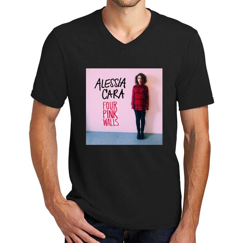 Alessia Cara Tour 2016 Unisex V-Neck T-Shirt Men Black