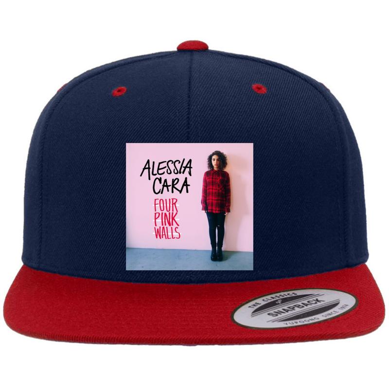 Alessia Cara Tour 2016 Premium Flat Bill Snapback Cap  Navy