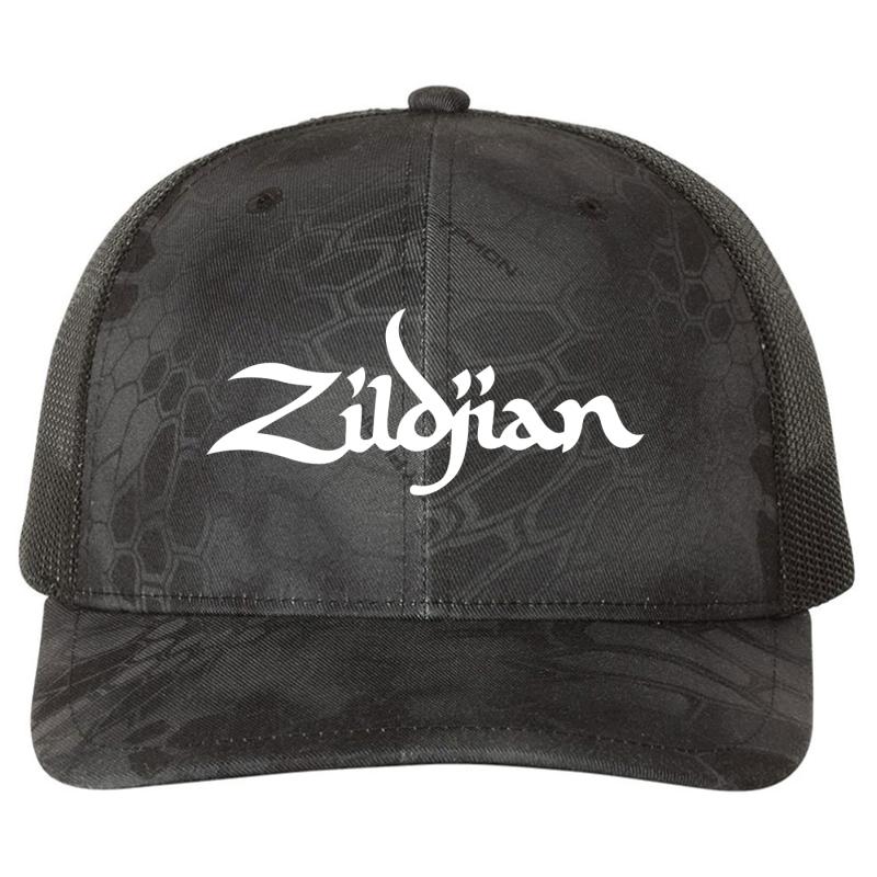 Zildjian  Richardson Premium Trucker Snapback Cap  Kryptek Typhon Black