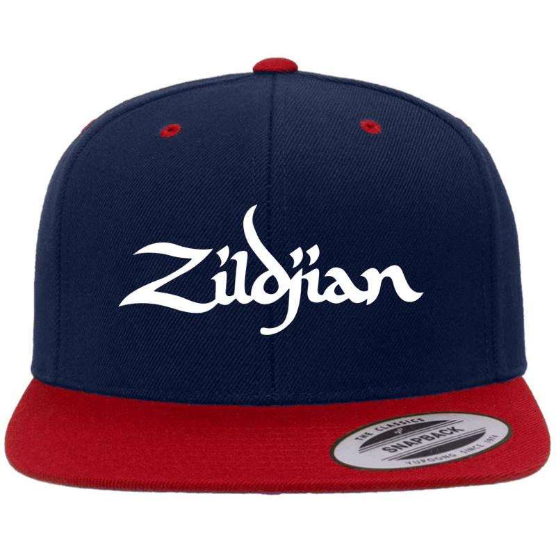 Zildjian  Premium Flat Bill Snapback Cap  Navy