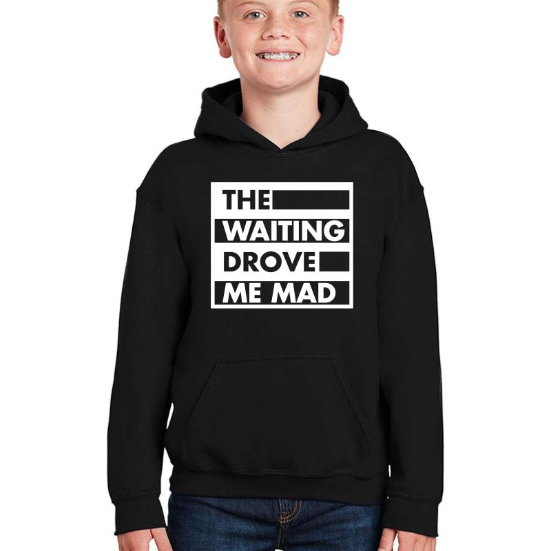 The Waiting Drove Me Mad Pearl Jam Youth Hooded Sweatshirt Boy Black