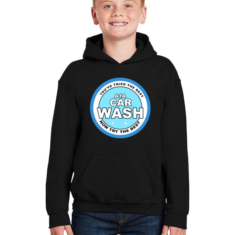 A1 Car Wash - Breaking Bad Youth Hooded Sweatshirt Boy Black