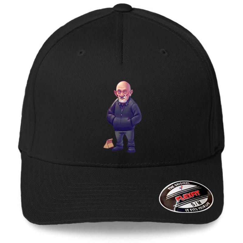 #Mike Ehrmantraut Mike In Breaking Bad Lunch Box Flexfit Baseball Cap  Black