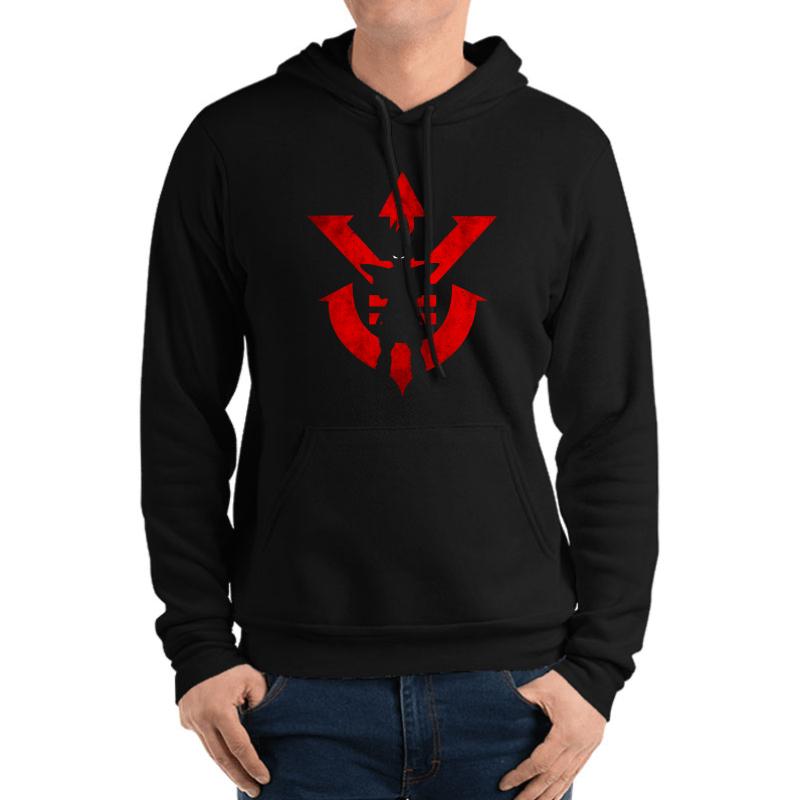 Vegeta Royal Saiyan Symbol Unisex Hooded Sweatshirt Men Black