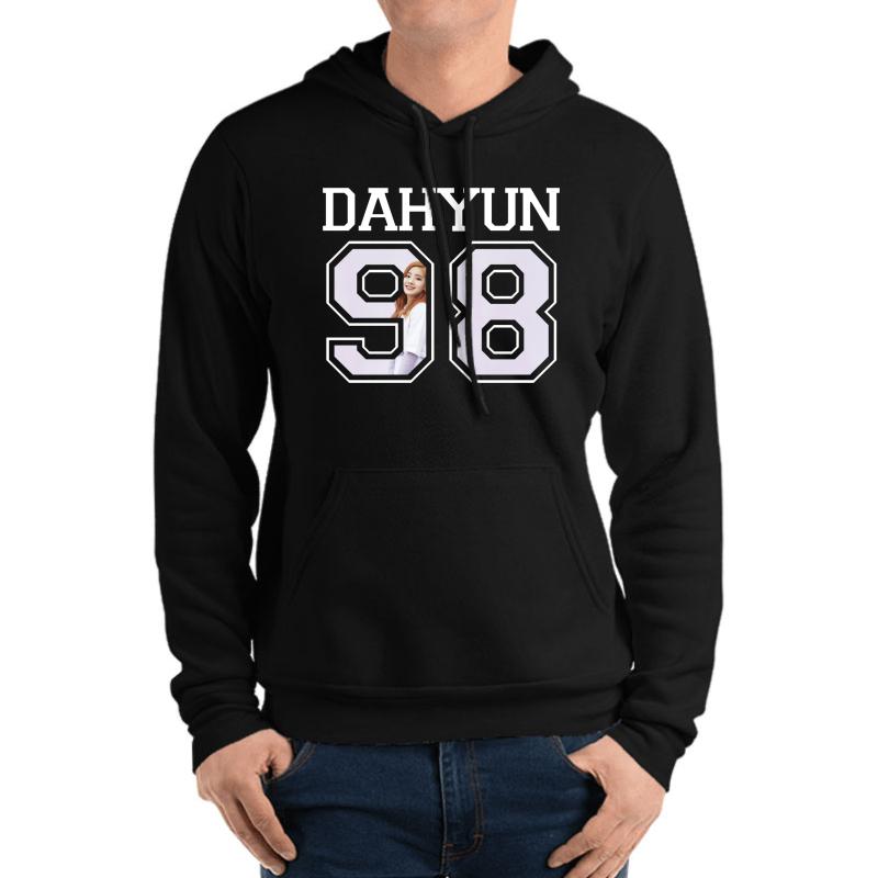 Twice - Dahyun 98 Unisex Hooded Sweatshirt Men Black