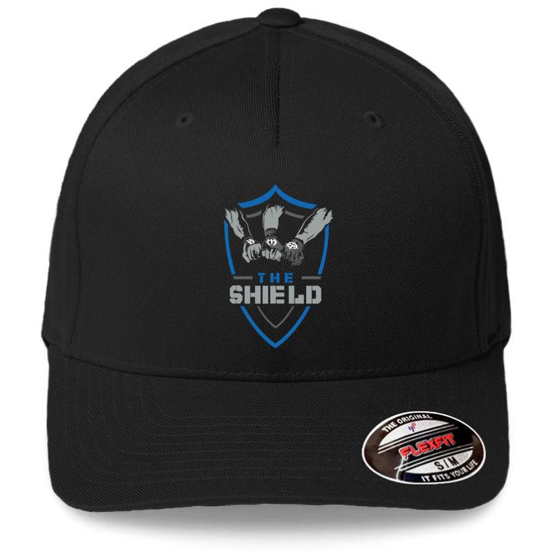 Wwe The Shield Flexfit Baseball Cap  Black