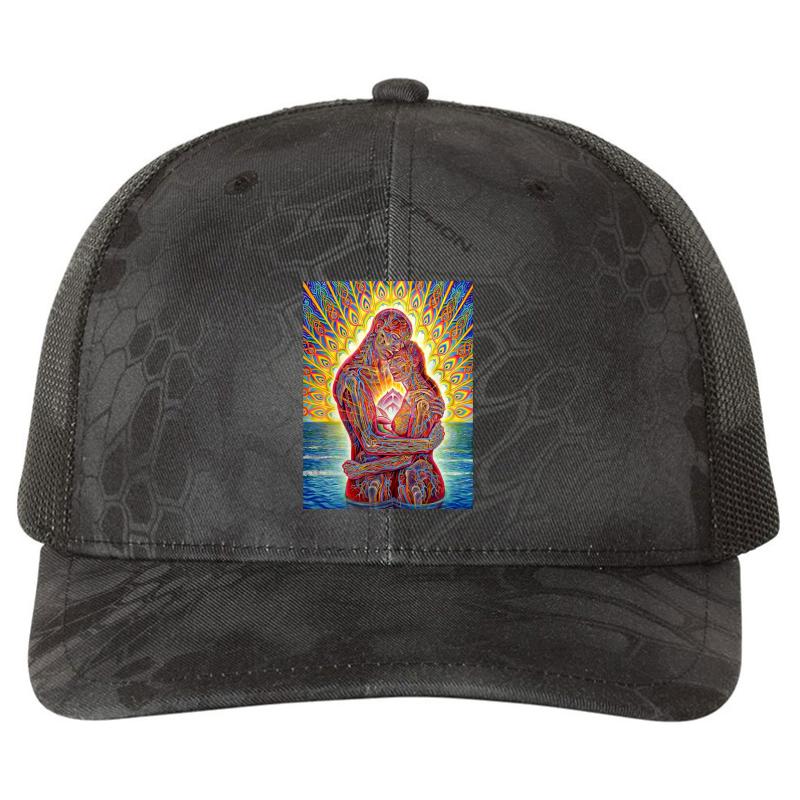 Alex Grey My Love Richardson Premium Trucker Snapback Cap  Kryptek Typhon Black