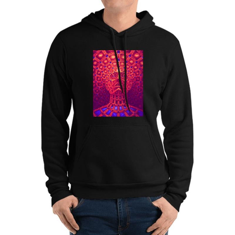 Alex Grey Syle 2018 Unisex Hooded Sweatshirt Men Black